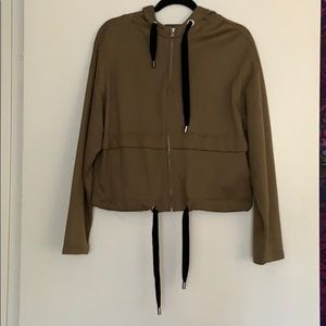 Scotch & Soda Zip up with velvet strings